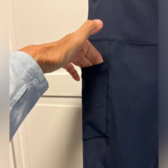 90 Degree By Reflex Leggings Size Women’s Medium Color Navy Blue - Picture 2 of 9